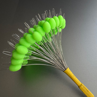 Big Top Bean Olive Silicone Space Bean Fishing Silver Carp and Bighead Carp Top Bean Giant Pole Slightly Anti-winding Competitive Bulk Line Group