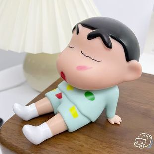 New Cartoon Crayon Small New Mobile Phone Bracket Home Office Desktop Lazy Flat Bracket Multi-purpose Bracket