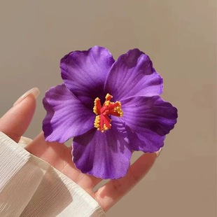 Sweet Seaside Beach Hizang Flower Headwear Hawaiian Holiday Style Flower Hairpin Bohemian Egg Flower Hair Accessories