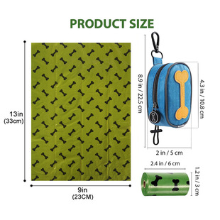 Dog pick-up bag storage bag pet walking dog pick-up bag storage bag degradation garbage bag dog garbage bag
