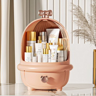 Online celebrity student cosmetics storage box household desktop dustproof large capacity dressing table dormitory skin care shelf