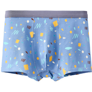 Men's underwear men's cotton boxers loose breathable shorts boys teenagers boxers head men's