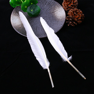 25-30 color hunchback feather goose feather quill angel wings diy Handmade Crafts decorative handmade materials