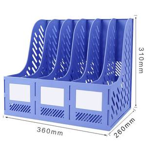 Storage Box File Shelf Multi-layer Four-column Box Office Supplies Book Stand Simple Desktop Folder Desktop Student