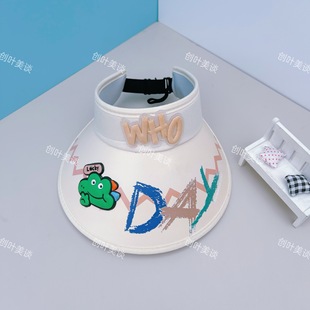 3D детский мультфильм солнцезащитный козырек может быть сверлит портативная пустая шляпа