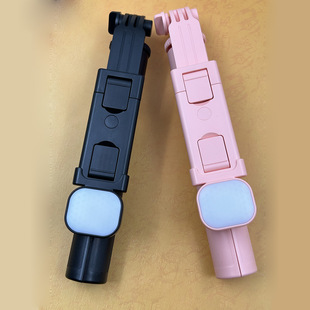 New 1 m Bluetooth mobile phone selfie stick mini portable selfie integrated live broadcast tripod bracket with fill light