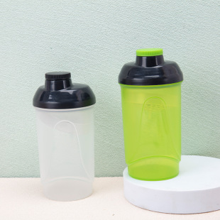 Simple Fashion Shake Cup 600ml Milkshake Cup Protein Powder Plastic Cup Portable Fitness Cup