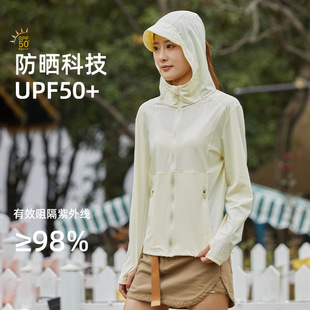 Summer Cool Sunscreen Clothing Women's Slim-fit Zipper Hooded Sunscreen Clothing upf50 Lightweight Breathable Running Sunscreen Jacket