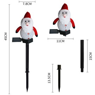Cross-border LED electronic solar lights floor lights Santa Claus floor lights garden outdoor snowman lawn lights