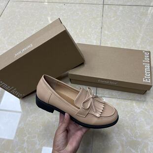 European and American Foreign Trade Princess Loafers Tassel Soft-soled Women's Spring and Summer Single-layer Shoes