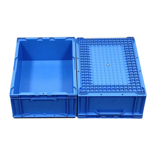 HP turnover box plastic logistics box auto parts Box storage storage box stackable transport box wholesale