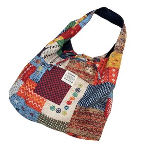 53225 New Floral Canvas Bag Dual-purpose Commuting Shoulder Bag Ethnic Style Pattern Underarm Bag