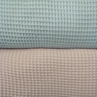 Blanket waffle cloth cotton woven 21/2*21/2 325g bleached dyed home textile cloth