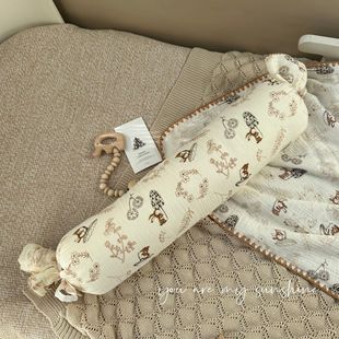 Хлопчатобумажная подушка детская комната декоративная подушка хлопчатобумажная марля детская подушка для фотографий подушка для детской кроватки