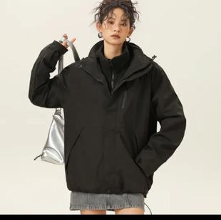 Autumn and Winter Removable Liner down Couple Jacket Men and Women Two-In-One Outdoor Jacket Waterproof Jacket Windproof