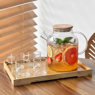 Glass Boiling Teapot High Temperature Resistant Flower Tea Pot Home Boiling Water Health Pot 2024 New Fruit Teapot suit