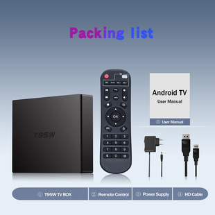 TV BOX новый T95W Android 11 ТВ коробка 5GWiFi с поддержкой Bluetooth 4K Android коробка