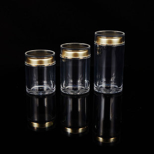 Transparent Plastic Sealed Bottle Custom Double Lid Alec Health Bottle Medicinal Solid Bottle Plastic Bottle Wholesale