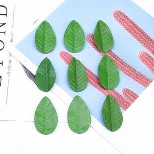 Simulation Plant Green Leaves Christmas Tree Leaves DIY Handmade Garland Fake Leaves Cross-border Factory Wholesale