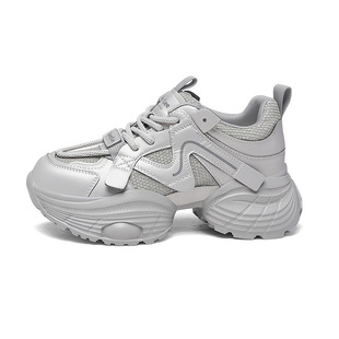 Early Spring Torre Shoes Women's 2025 Fashionable Thick Sole Feet Shown Small Casual Small sneaker All-match Fashionable Single-layer Shoes