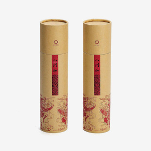 Spring Couplets Round Can Packaging Round Box Beijing Round Box Gift Box Manufacturer Customized Processing Paper Tube Paper Can Supplier