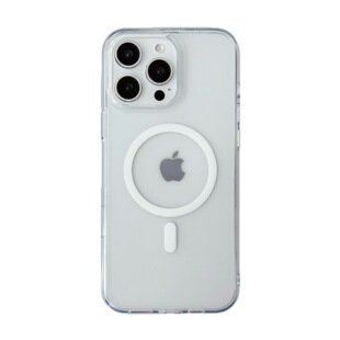 For Apple 16promax transparent AG frosted magnetic mobile phone case iPhone16 vacuum air bag anti-fall soft case