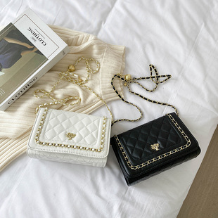 This year's popular bag women's spring and summer new all-match diamond lattice chain bag texture foreign-style explosive single shoulder messenger bag