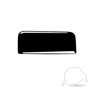 Suitable for Mitsubishi 08-15 Lancer Evo Car Modification Parts Carbon Fiber Interior Storage Box Handle Decorative Stickers