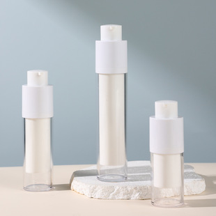 Spot 15-50ml rotating vacuum bottle round vacuum bottle packing material emulsion essence vacuum sub-bottling