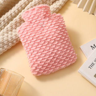 Winter new warm water bag water filling warm belly warm hand water filling hot water bag cover small size cross-border explosion-proof PVC hot compress