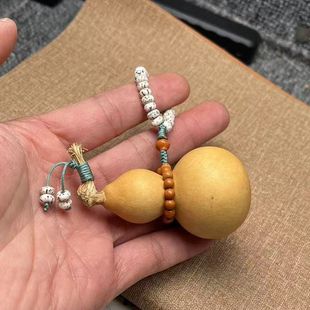 Wholesale natural gourd handle with olive core star moon bodhi carry-on Wen play hand twist vintage creative bag
