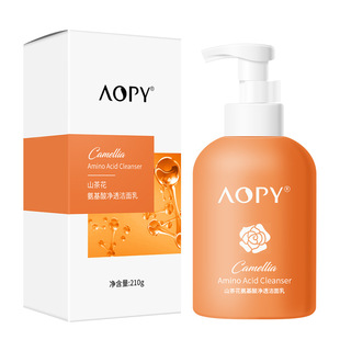 Internet celebrity Camellia facial cleanser large capacity gentle cleansing sensitive skin amino acid Cleansing Mousse foam facial cleanser