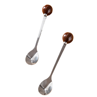 304 Food Grade Stainless Steel Soup Spoon Household Ins Girl's Heart Exquisite Round Head Spoon Children's Dining Spoon Mixing Spoon