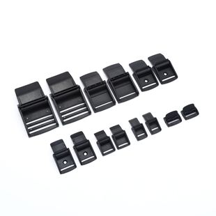 Black 25mm38mm plastic strap buckle bag webbing buckle outdoor plastic webbing buckle