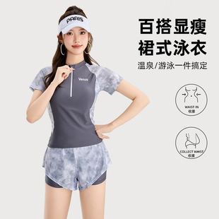 Split Swimsuit Women's Conservative Belly Covering Slimming 2025 New Pure Desire Advanced Sense Sports Leisure Hot Spring Swimsuit