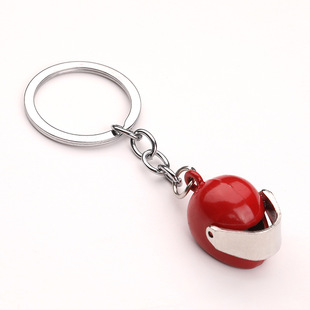Creative metal keychain Turbine Gear wheel hub brake disc shock absorber caliper car keychain pendant wholesale
