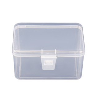 1265 square transparent plastic storage box PP box desktop finishing box file accessories packaging box DIY box wholesale