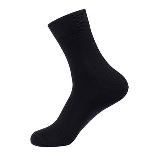 Labor protection socks men's autumn and winter thick cotton solid color cotton socks sweat absorbent breathable men's socks wholesale coal socks