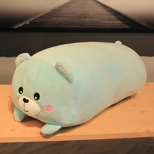 Cute Animal Panda Pig Doll Plush Toy Lazy Long Sleeping Pillow Doll Children's Birthday Gift