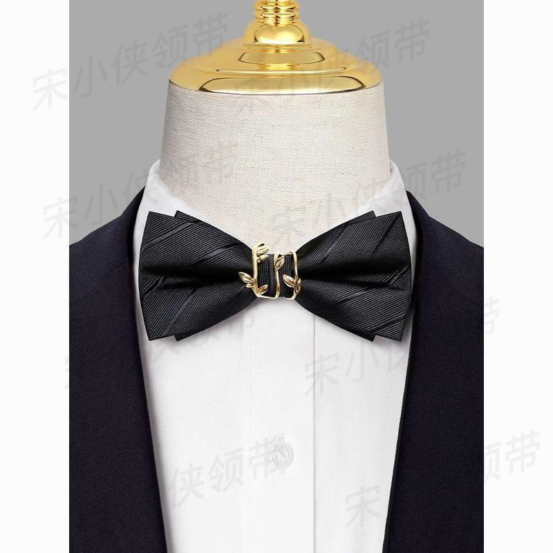 Fashionable Black Bow Tie Men's Formal Business Groom Wedding Dress Groomsmen Bow Tie