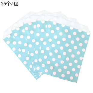Color Dot Paper Bag Party Party Wedding Decoration Dessert Packaging Bag Food Cookie Bag Small Gift Bag Spot