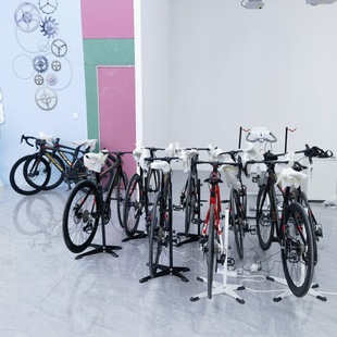 Bicycle parking rack mountain bike tree display rack rack road car parking rack