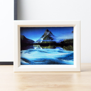 Креативный DIY зыбучие пески Живопись украшения пейзаж 3D стеклянные песочные часы настольные украшения дома ремесла маленькие игрушки трансграничные
