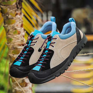 Cross-border plus size Cohen flat mountain outdoor shoes camping casual non-slip hiking shoes hiking shoes men's foreign trade