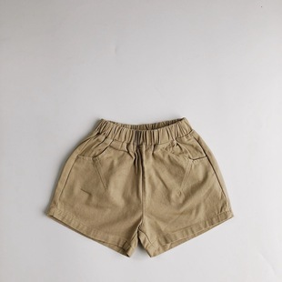 New Arrival Fashionable Summer Korean Style Cotton Small Shorts Boys and Girls Children Baby Candy-colored Shorts Casual Trousers for Boys and Girls