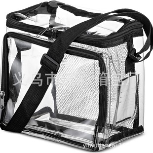 Cross-border Hot-selling Transparent Backpack Waterproof pvc Storage Bag Large Capacity Student Schoolbag Unisex Backpack Jelly Bag