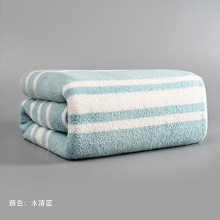Cationic household microfiber towel does not lose hair wash face towel dry hair bath double-sided coral fleece household bath towel
