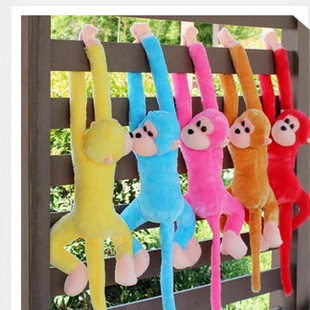 Wholesale new plush toy long-arm monkey hanging monkey doll will call monkey multicolor selection of new hot selling