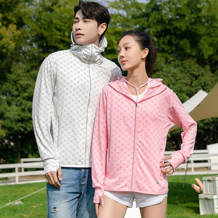 Sunscreen clothing new B word explosion lovers summer lightweight breathable outdoor sports skin clothing anti-ultraviolet thin