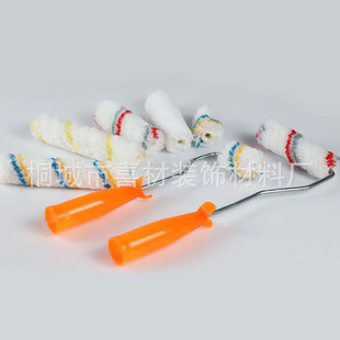4 Inch 6 Inch Thumb Thumb Mini No Dead Angle Roller Brush Polyester Cotton Solvent Resistant Corner Paint Roller Brush
